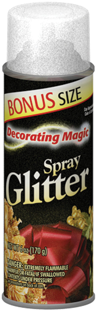 RED SPRAY GLITTER 6OZ